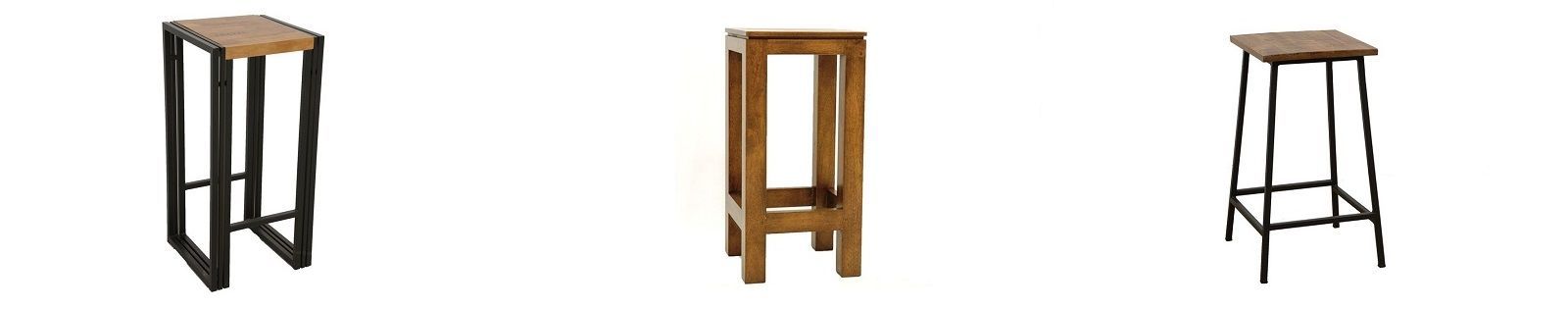 Tabouret en Hévéa massif, meuble pour compléter votre salle à manger. Lotuséa