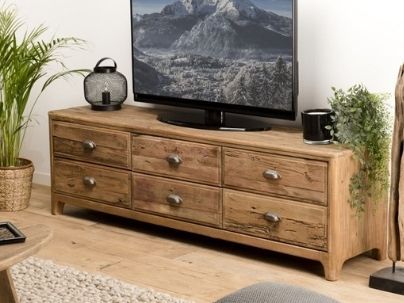 Meuble TV en bois recyclé