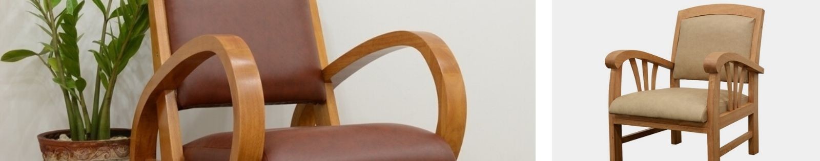 Fauteuil en bois massif : acacia, chêne, hévéa, teck... Lotuséa