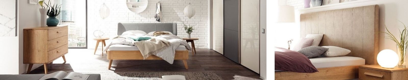 HASENA : GAMME OAK BIANCO. Meubles en chêne massif pour la chambre.